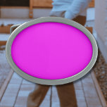 Neon Magenta Solid Color | Classic Belt Buckle<br><div class="desc">Neon Magenta - Introducing the timeless allure of the Solid Color Design: a captivating blend of classic form and elegant simplicity. This design is a celebration of the power and beauty found in a single, striking hue. Exuding sophistication, the solid color design embraces the essence of minimalism, making it a...</div>