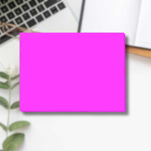 Neon Magenta Solid Color  Classic Post_it Notes