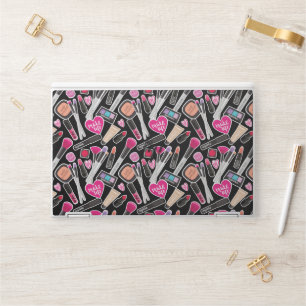 Neon Makeup Pattern HP Laptop Skin