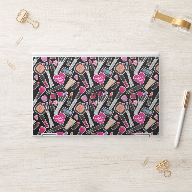 Neon Makeup Pattern HP Laptop Skin (Desk)