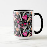 Neon Makeup Pattern Mug