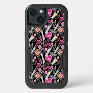 Neon Makeup Pattern iPhone 13 Case