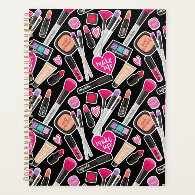 Neon Makeup Pattern Planner (Front)