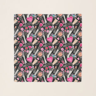 Neon Makeup Pattern Scarf