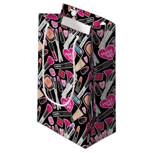 Neon Makeup Pattern Small Gift Bag