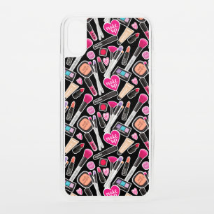 Neon Makeup Pattern iPhone XS Case
