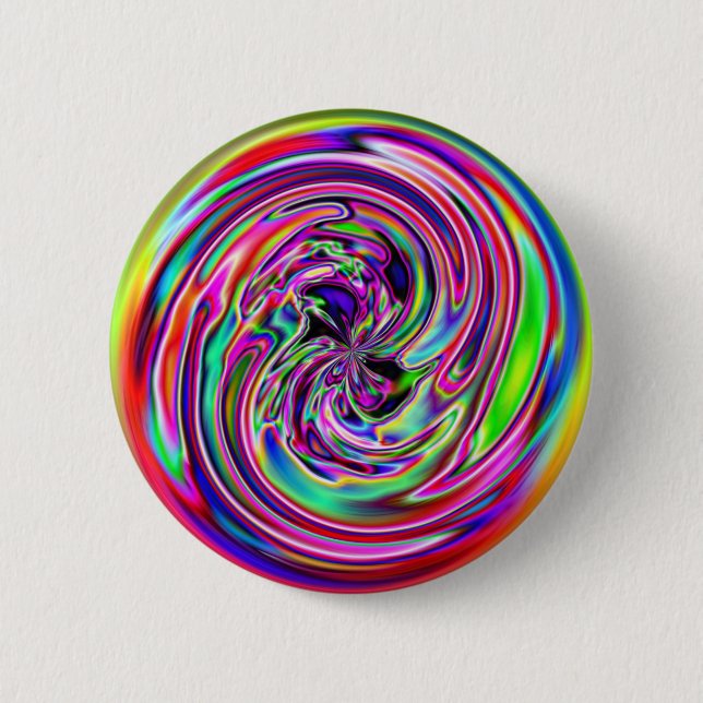 Neon Marble Button (Front)