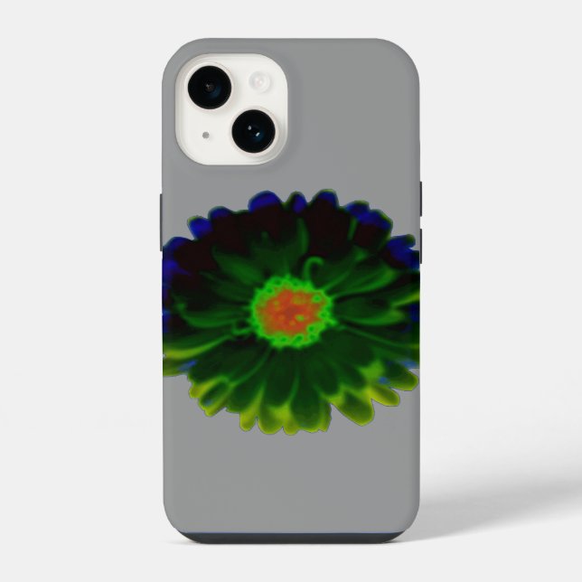 Neon Marigold Iphone Case (Back)