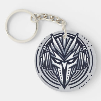 "Neon Mask Vibes: DJ Persona Logo". Keychain