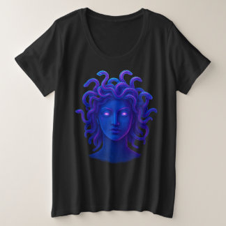 Neon Medusa Plus Size T-Shirt