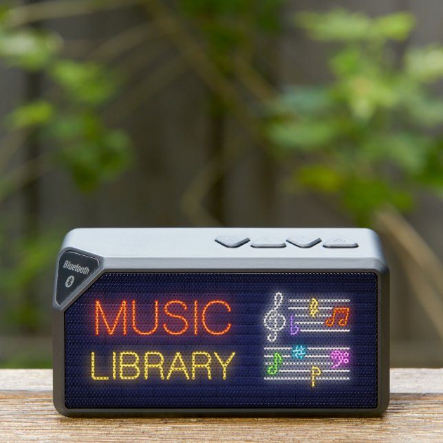 Neon Melodies: Portable Music Hub Bluetooth Speaker (Insitu(Outdoor))