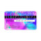 Neon Mermaid Holographic Glitter Drips Credit