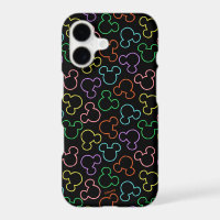 Neon Mickey Mouse Icon Toss Pattern