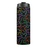 Neon Mickey Mouse Icon Toss Pattern Thermal Tumbler