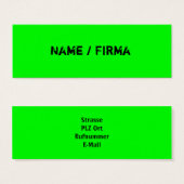 Neon - mini Business Cards (Front & Back)