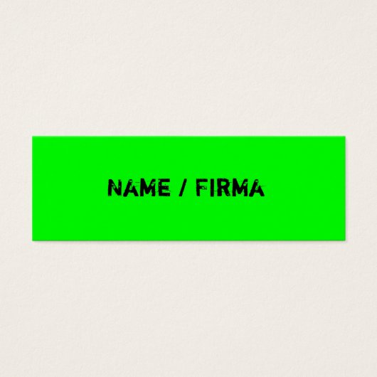 Neon - mini Business Cards (Front)