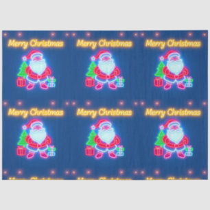 Neon Modern Christmas Holiday Collection Tissue Paper