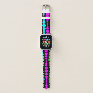 Neon Modern Rectangles  Apple Watch Band