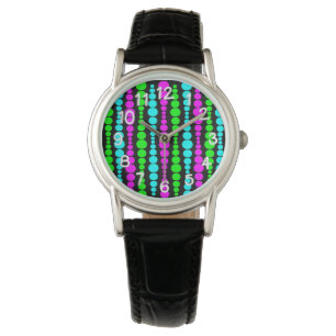 Neon Modern Rectangles  Watch