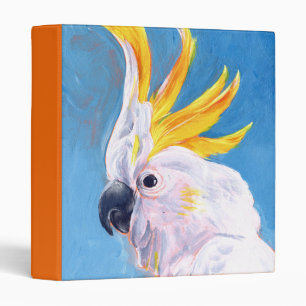 Neon Mohawk - Cockatoo 3 Ring Binder