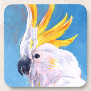 Neon Mohawk - Cockatoo Beverage Coaster