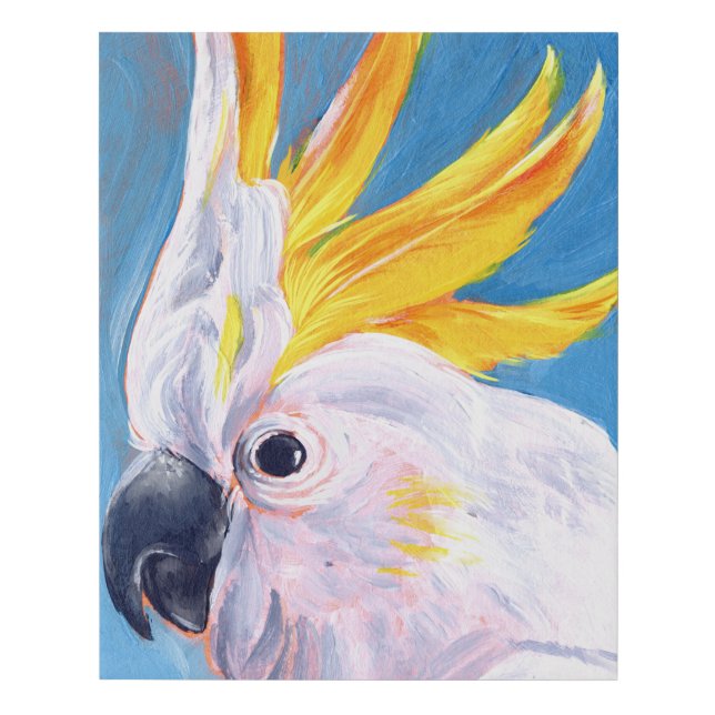 Neon Mohawk - Cockatoo Faux Canvas Print (Front)