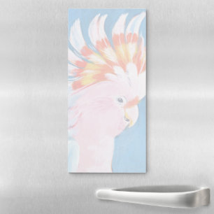 Neon Mohawk - Pink Cockatoo Magnetic Notepad