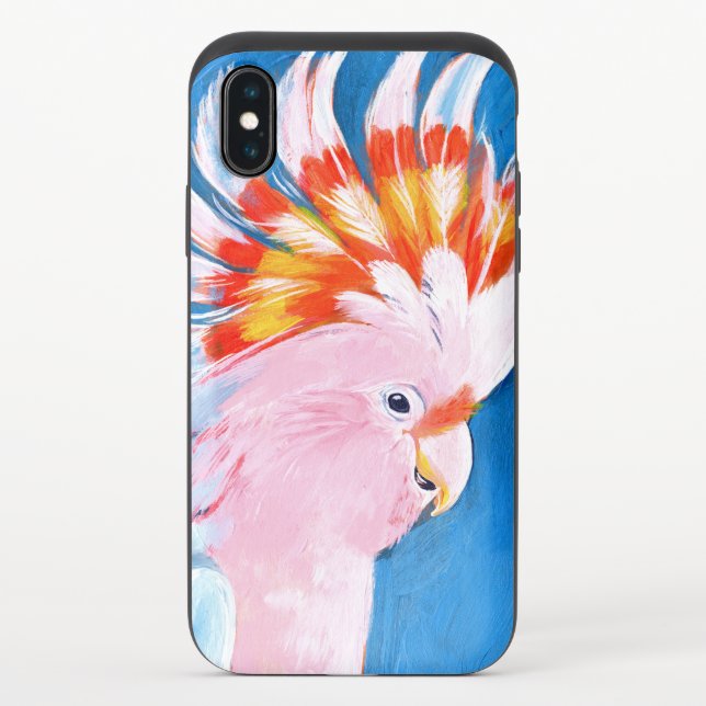Neon Mohawk - Pink Cockatoo Uncommon iPhone Case (Back)