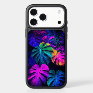 Neon Monstera Glow – Tropical Night iPhone 17 Pro  Max Case