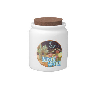 Neon Moon Retro Western Candy Jar