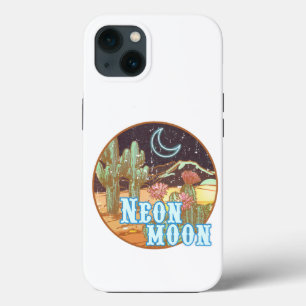 Neon Moon Retro Western iPhone 13 Case
