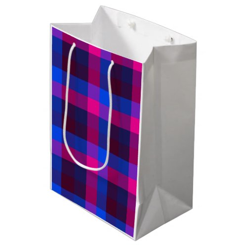 Neon mosaic fusion medium gift bag