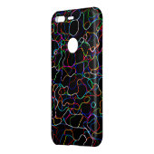 Neon Multicolor Lines Uncommon Google Pixel Case (Back/Left)