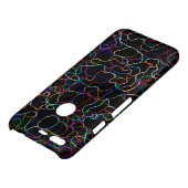 Neon Multicolor Lines Uncommon Google Pixel Case (Top)