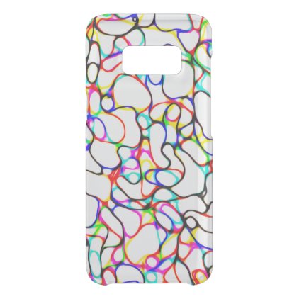 Neon Multicolored Curvy Line Pattern -COOL Uncommon Samsung Galaxy S8 Case