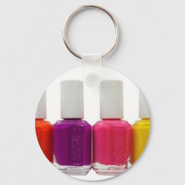 Neon Nail Polish Keychain (Front)