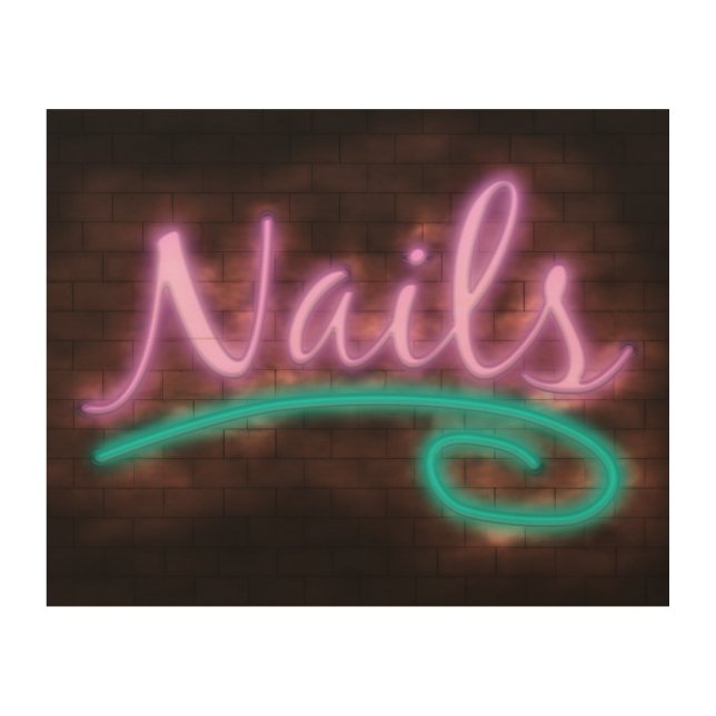 Neon Nails Sign (Front)