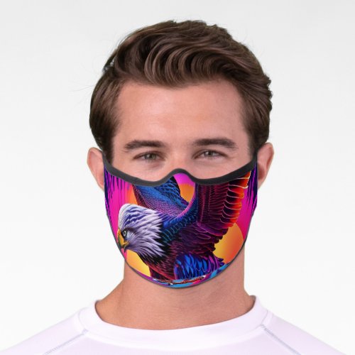 Neon Nature Adler Vision unique beauty Premium Face Mask