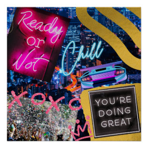 Neon New York Poster