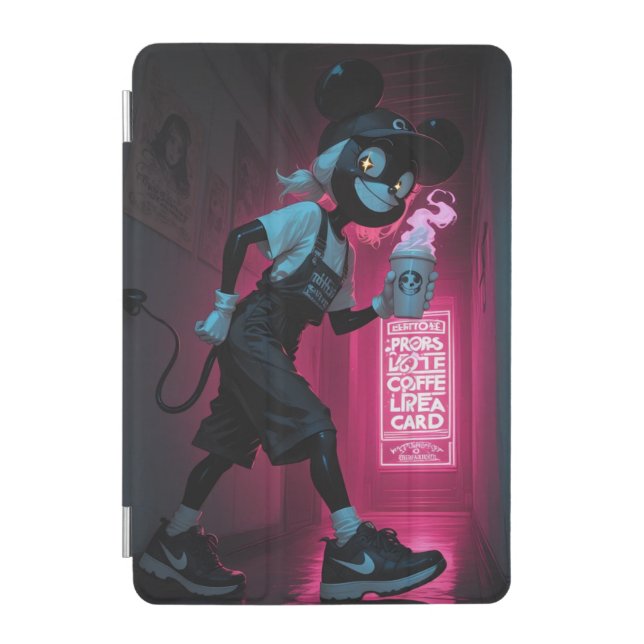 Neon Night Shift iPad Mini Cover (Front)