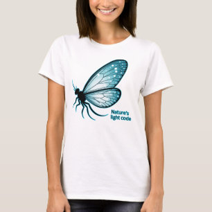 Neon Nightfairies – Glow-in-the-Dark Butterfly Art T-Shirt