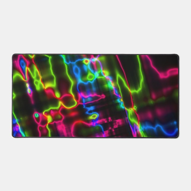 Neon Nights Desk Mat (Front)