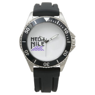 NEON NILE Wave Logo Wrist Watch