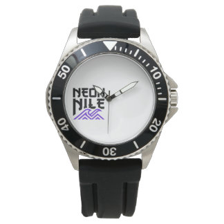 NEON NILE Wave Logo Wrist Watch