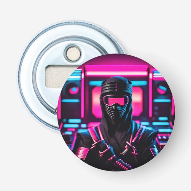 neon ninja bottle opener (Front)