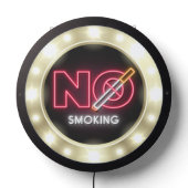 Neon No Smoking  LED Sign (Lights Off)
