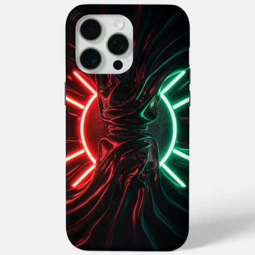 Neon Noir Enigmatic Distortion iPhone 15 Pro Max Case