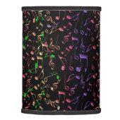 Neon Notes ~ Psychedelic Music Notes Lamp Shade (Right)