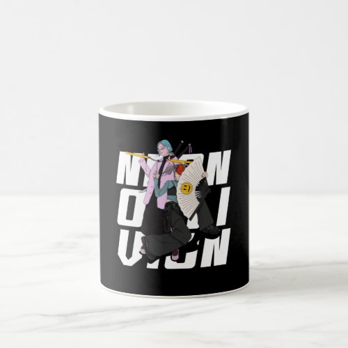 Neon Oblivion _ Ninja Anime Style Fan Coffee Mug