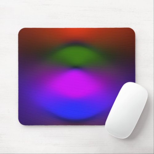 Neon of Blue Purple Green  Orange Mousepad